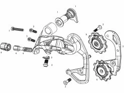 SRAM Ersatzteile Red 22 Schaltwerk
