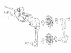 SRAM Ersatzteile Apex 1/NX Schaltwerk