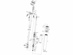 ROCKSHOX Ersatzteile Reverb Sattelstütze (A2 / 2013-2016)