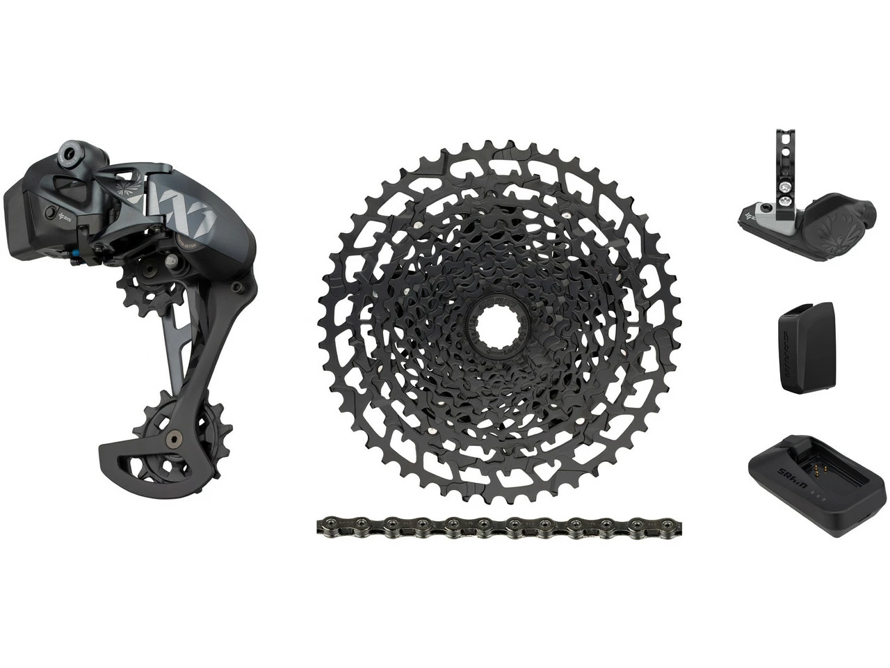 SRAM XX1 / NX Eagle AXS 1x12-fach Upgrade-Kit Mit Kassette 3 SRAM XX1 / NX Eagle AXS 1x12-fach Upgrade-Kit Mit Kassette