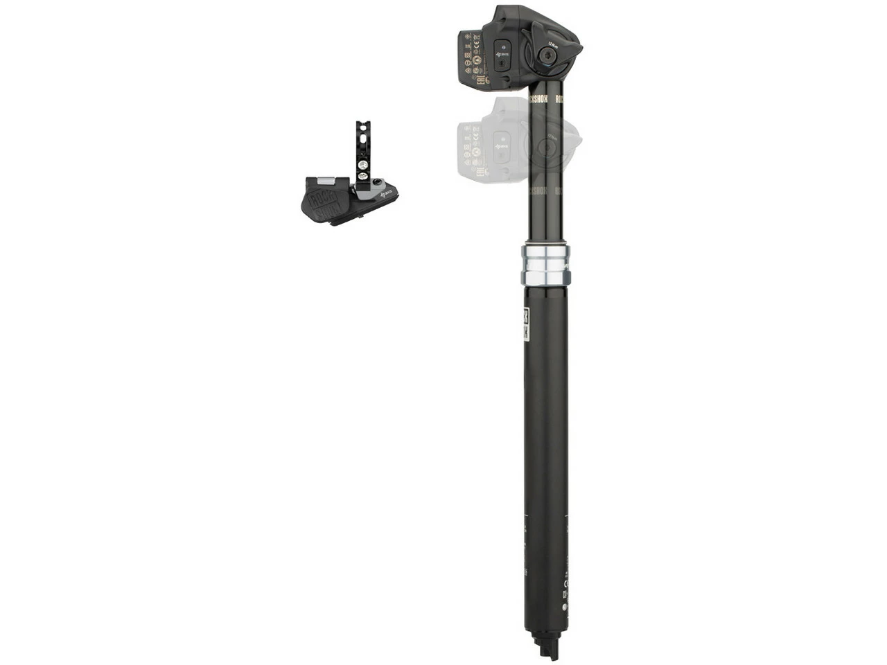 ROCKSHOX Reverb AXS 125 Mm Teleskop-Sattelstütze 1x Remote Links 3 ROCKSHOX Reverb AXS 125 Mm Teleskop-Sattelstütze 1x Remote Links