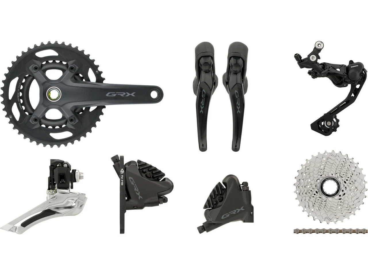 Shimano GRX RX400 Gruppe 2x10 30-46 3 Shimano GRX RX400 Gruppe 2x10 30-46