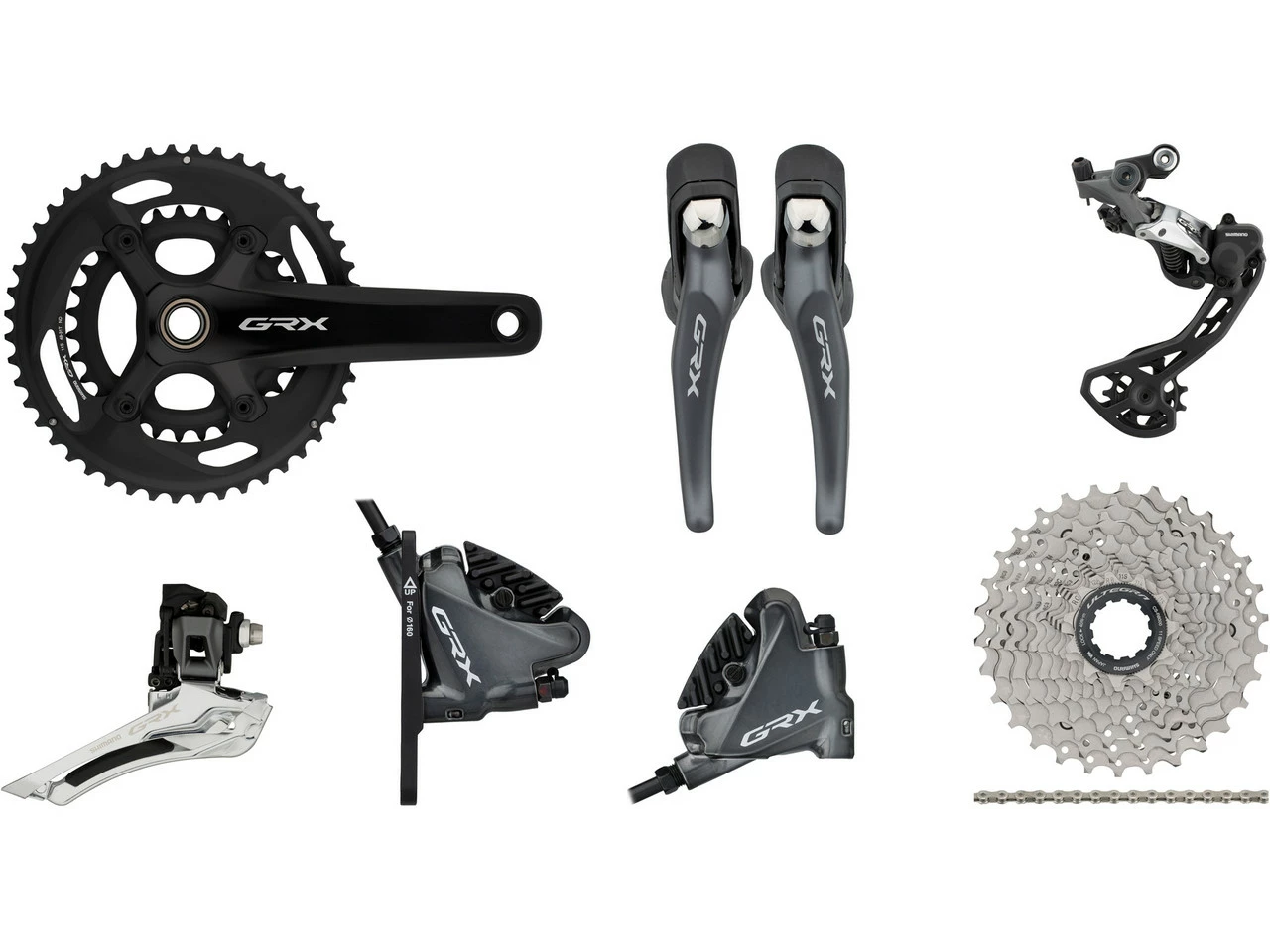 Shimano GRX RX810 Gruppe 2x11 31-48 3 Shimano GRX RX810 Gruppe 2x11 31-48