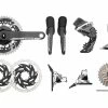 SRAM Red ETap AXS HRD FM Gruppe 2x12-fach 33-46 6-Loch Scheibenbremse -Fahrrad Stromkreis Verkäufe 306211