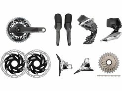 SRAM Red ETap AXS HRD FM Powermeter Gruppe 2x12 33-46 CL Scheibenbremse