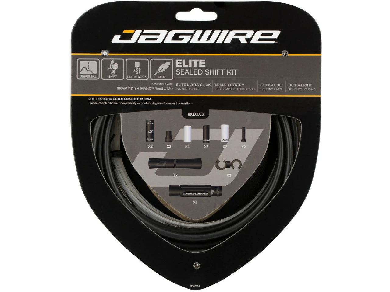 JAGWIRE 2X Elite Sealed Schaltzugset 3 JAGWIRE 2X Elite Sealed Schaltzugset