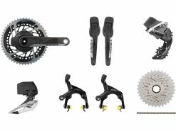 SRAM Red ETap AXS Road Powermeter Gruppe 2x12-fach 37-50 Mit Direct Mount