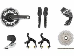 SRAM Red ETap AXS Road Powermeter Gruppe 2x12-fach 35-48 Mit Direct Mount
