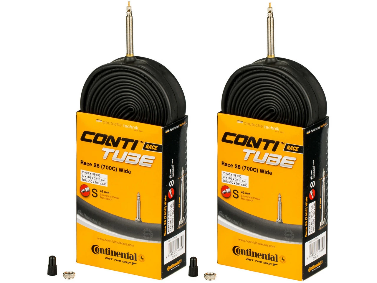 Continental Schlauch Race 28 Wide - 2 Stück 3 Continental Schlauch Race 28 Wide - 2 Stück