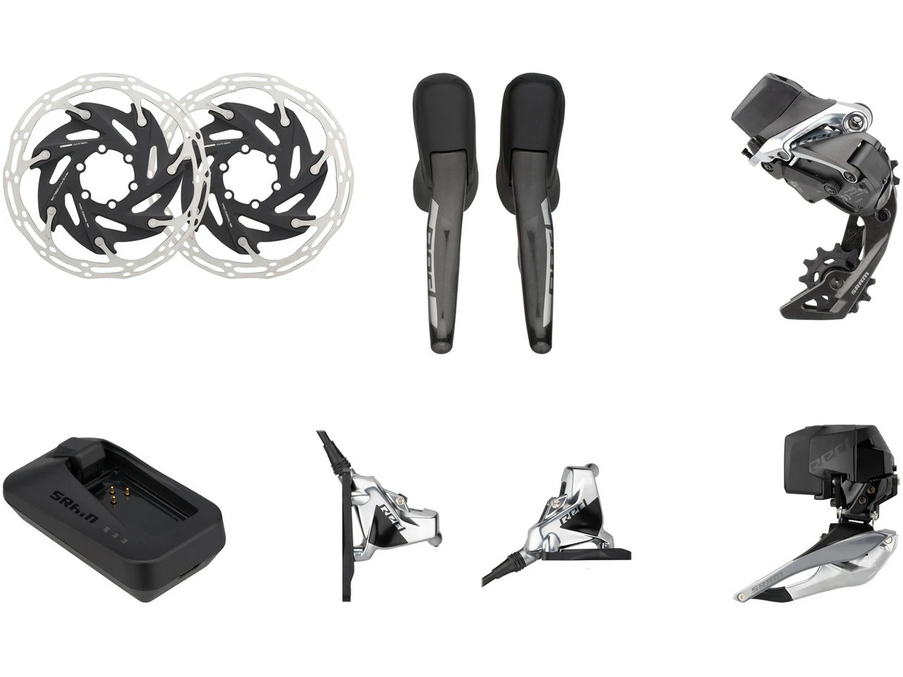 SRAM Red ETap AXS HRD FM Für 2x12-fach 6-Loch Schaltgruppenset 3 SRAM Red ETap AXS HRD FM Für 2x12-fach 6-Loch Schaltgruppenset