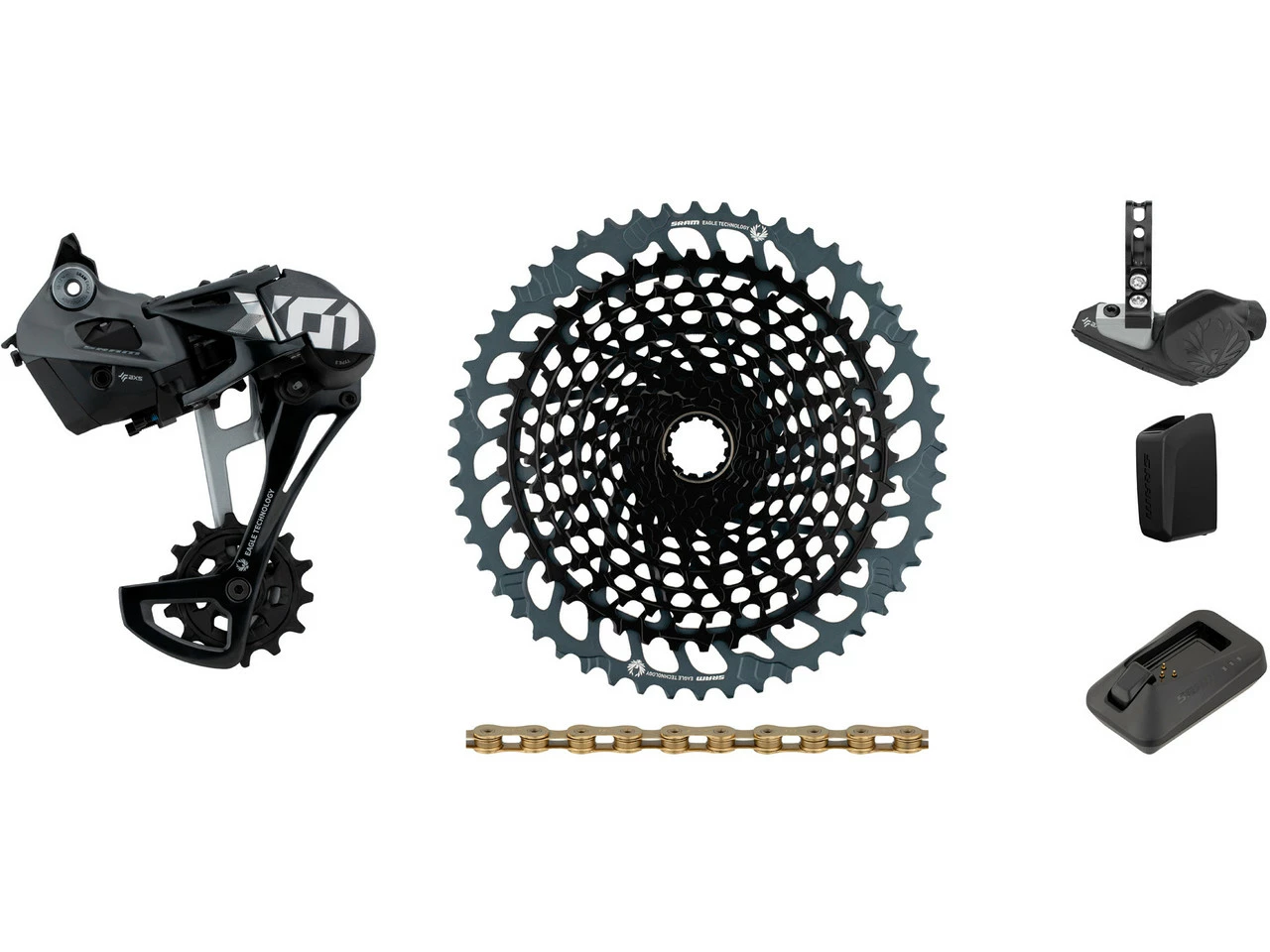 SRAM X01 Eagle AXS 1x12-fach Upgrade-Kit Mit Kassette 3 SRAM X01 Eagle AXS 1x12-fach Upgrade-Kit Mit Kassette
