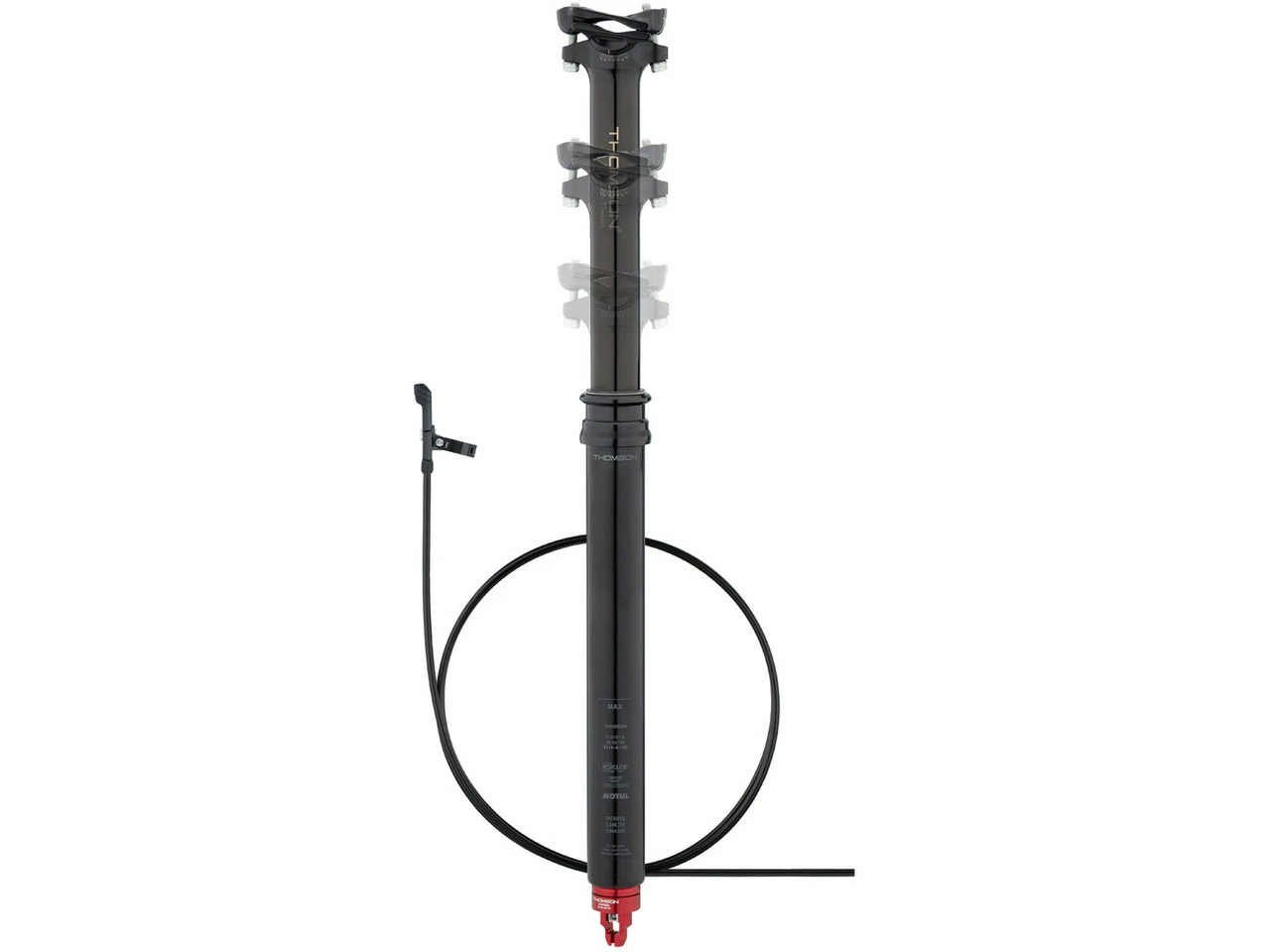 THOMSON Covert Black 150 Mm Sattelstütze 3 THOMSON Covert Black 150 Mm Sattelstütze