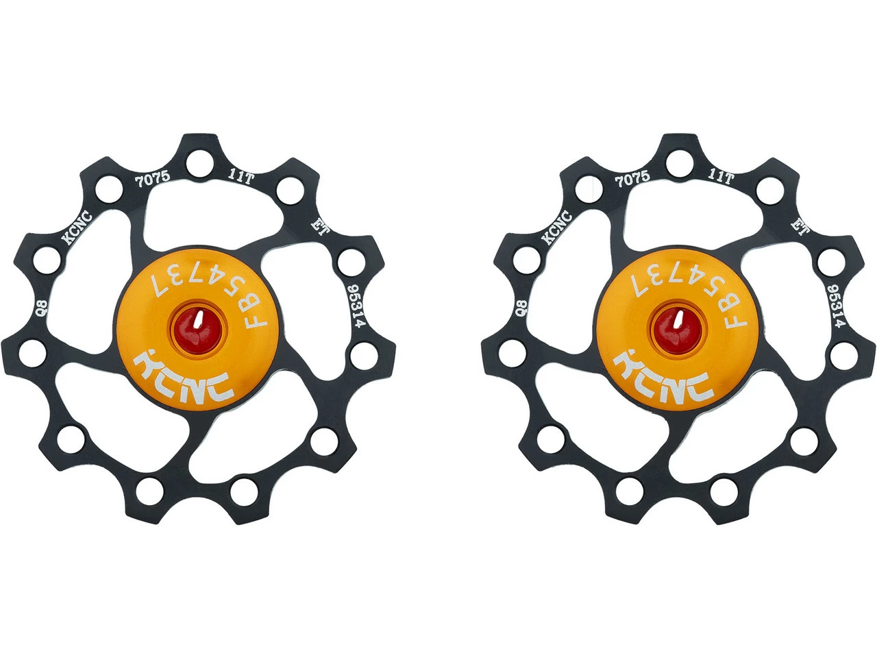Kcnc Jockey Wheel Alu Schalträdchen Mit Keramiklager - 1 Paar 3 Kcnc Jockey Wheel Alu Schalträdchen Mit Keramiklager - 1 Paar