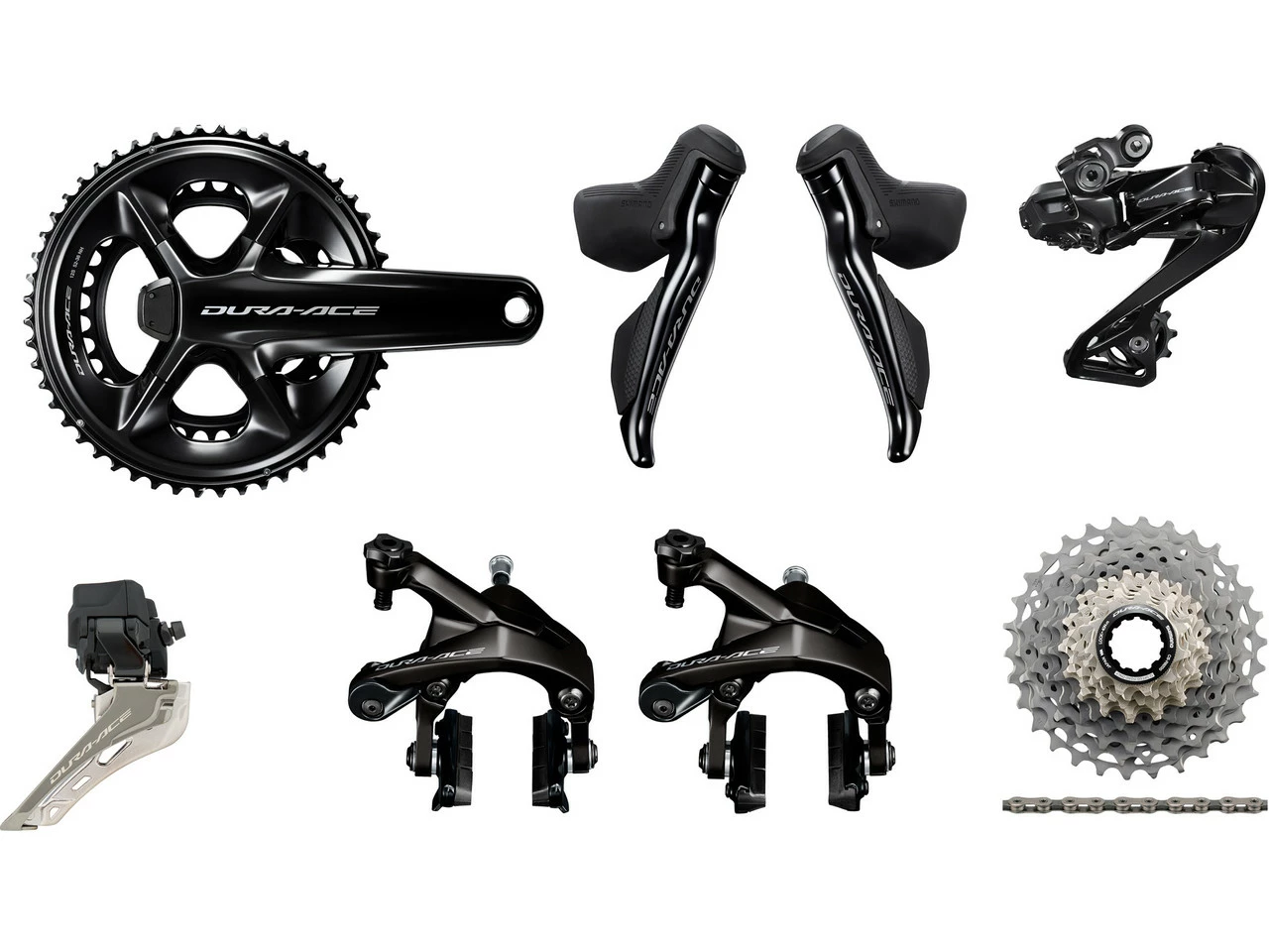 Shimano Dura-Ace Di2 R9250 Powermeter Gruppe 2x12 36-52 3 Shimano Dura-Ace Di2 R9250 Powermeter Gruppe 2x12 36-52