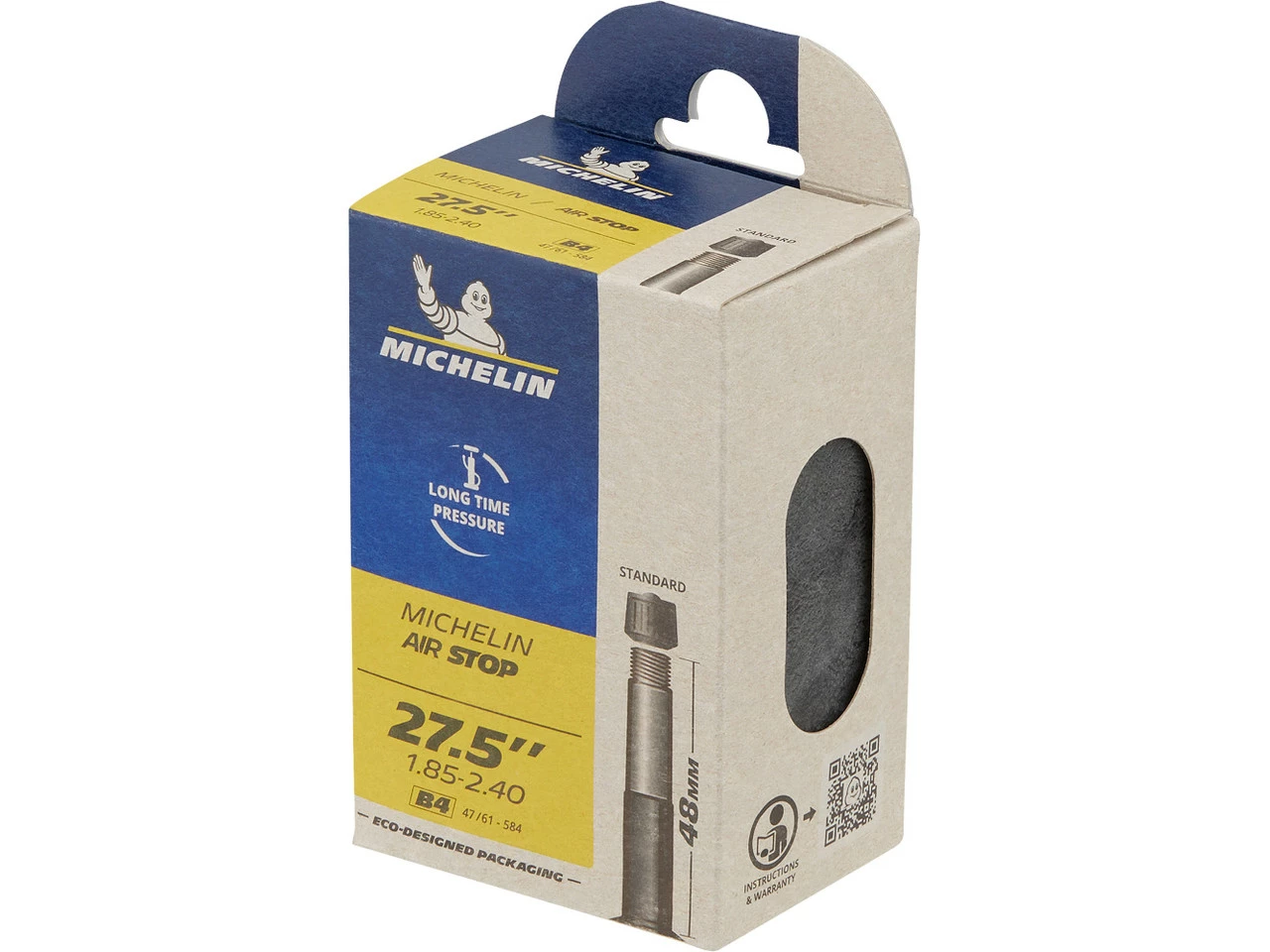 Michelin Schlauch B4 Airstop Für 27,5" 4 Michelin Schlauch B4 Airstop Für 27,5" – Bild 2