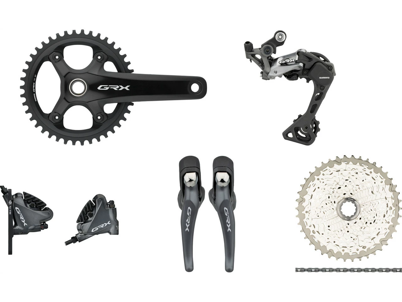 Shimano GRX RX810 Gruppe 1x11 40 - Werkstattverpackung 3 Shimano GRX RX810 Gruppe 1x11 40 - Werkstattverpackung