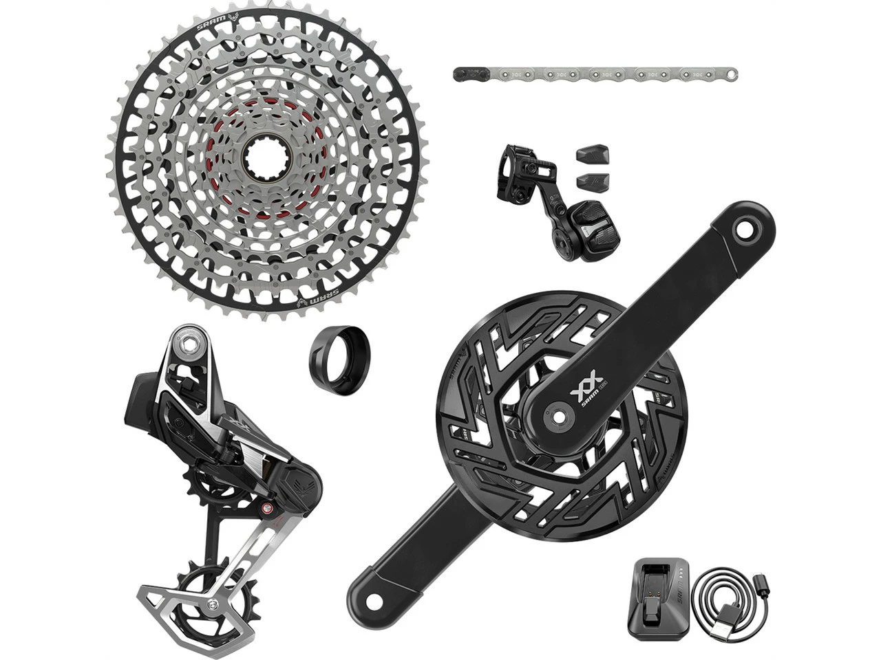 SRAM XX Eagle Transmission AXS 1x12-fach E-MTB Gruppe Für Bosch 3 SRAM XX Eagle Transmission AXS 1x12-fach E-MTB Gruppe Für Bosch